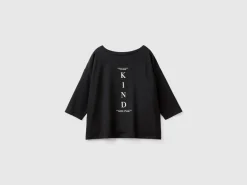 T-shirt with glossy print