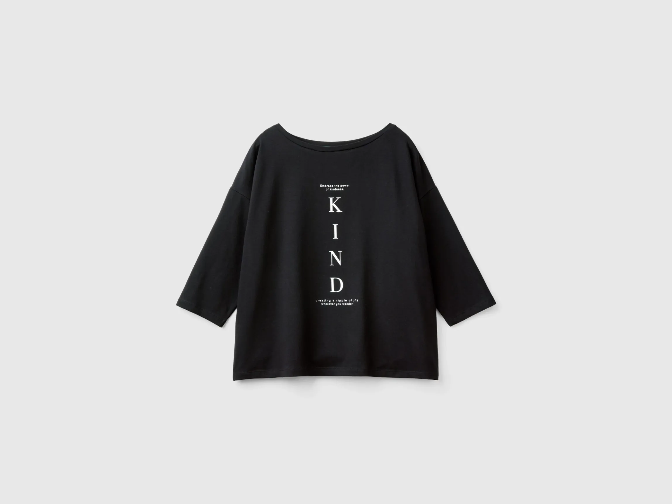 T-shirt with glossy print
