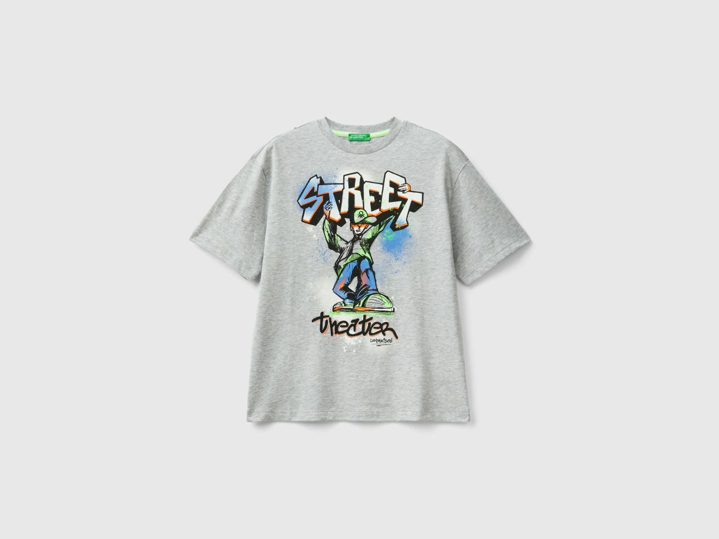 T-shirt with graffiti print