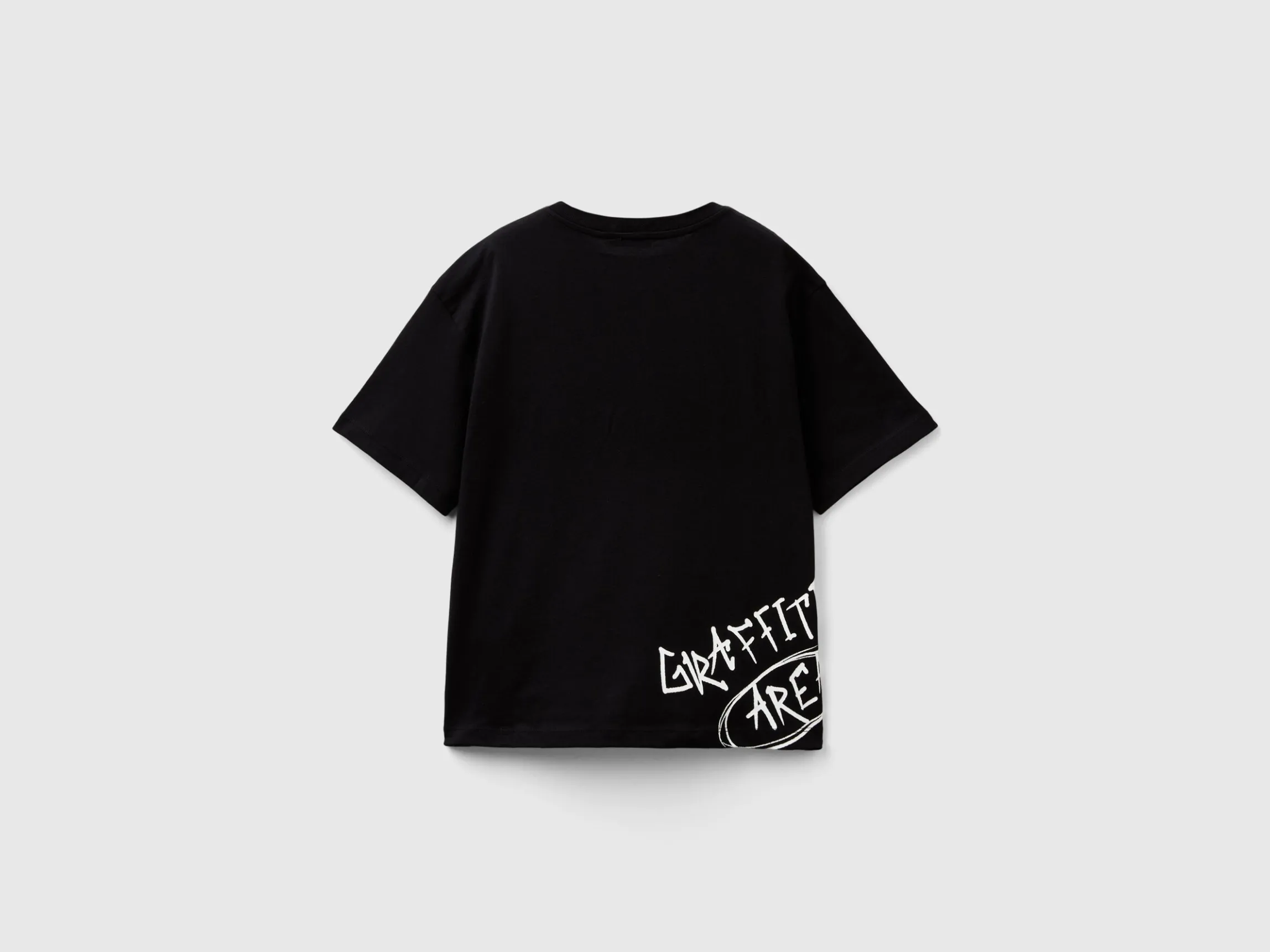 T-shirt with graffiti print