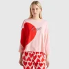 T-shirt with heart print