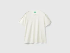 T-shirt with jewel effect applique