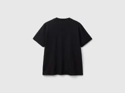 T-shirt with jewel effect applique