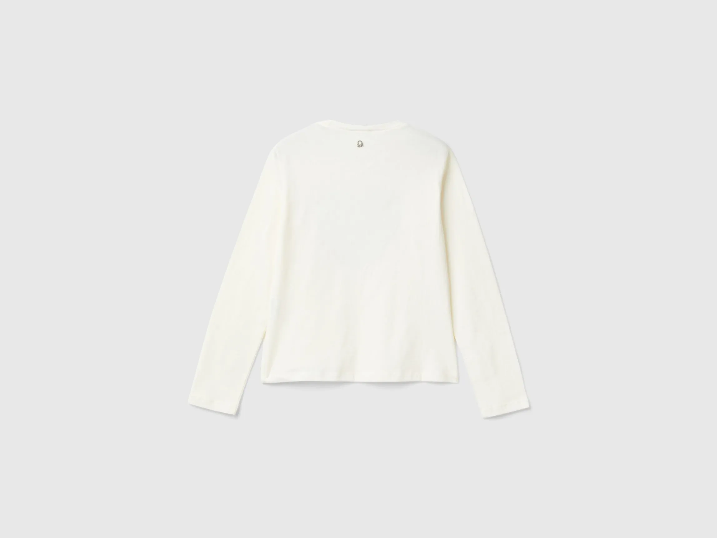 T-shirt with lurex embroidery