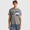 T-shirt with photographic print
