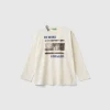 T-shirt with photographic print in organic cotton
