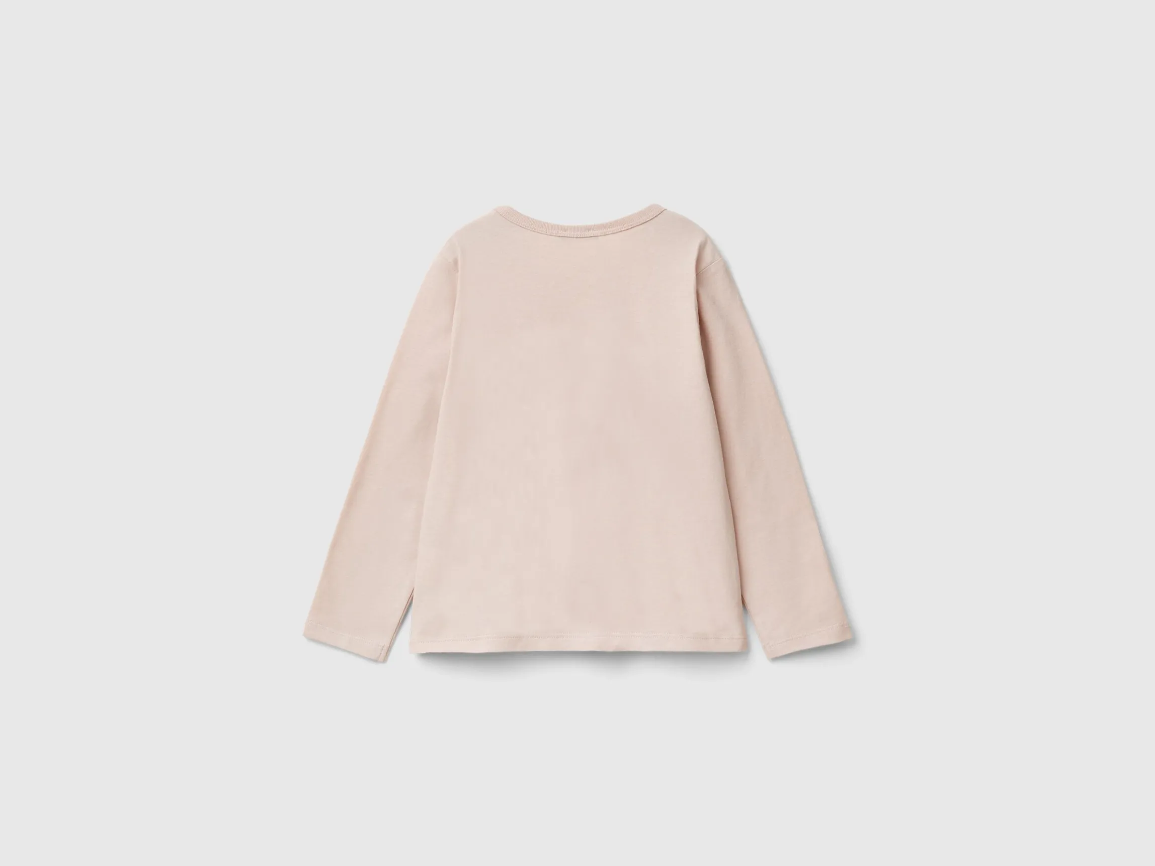 T-shirt with print and sequins