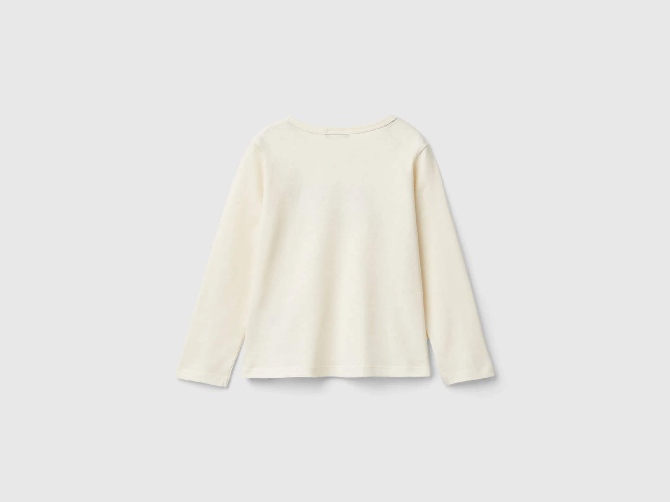 T-shirt with print and sequins