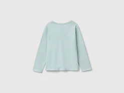 T-shirt with print and sequins
