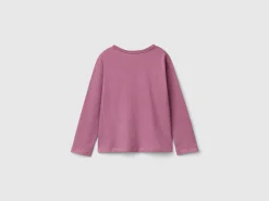T-shirt with print and sequins