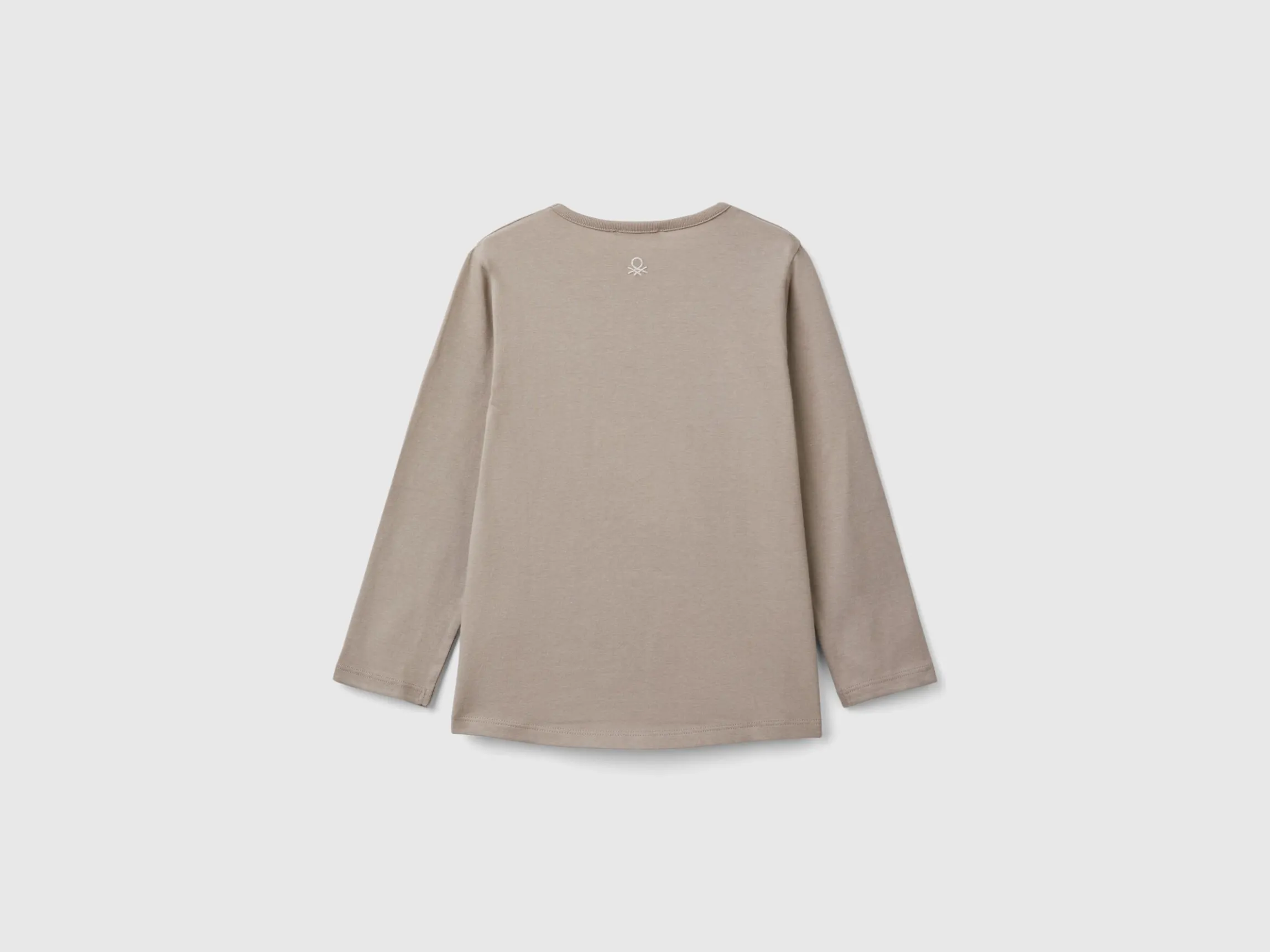 T-shirt with print and sequins