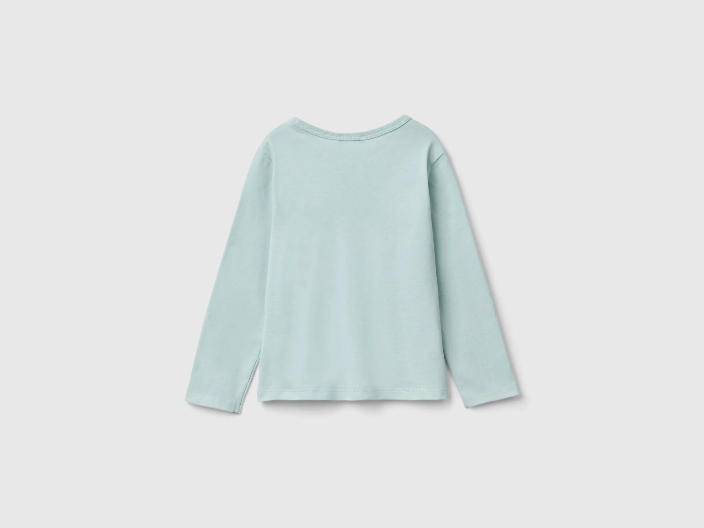 T-shirt with print and sequins