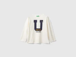 T-shirt with print in cotton
