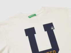 T-shirt with print in cotton