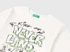 T-shirt with print in cotton