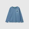 T-shirt with print in warm organic cotton