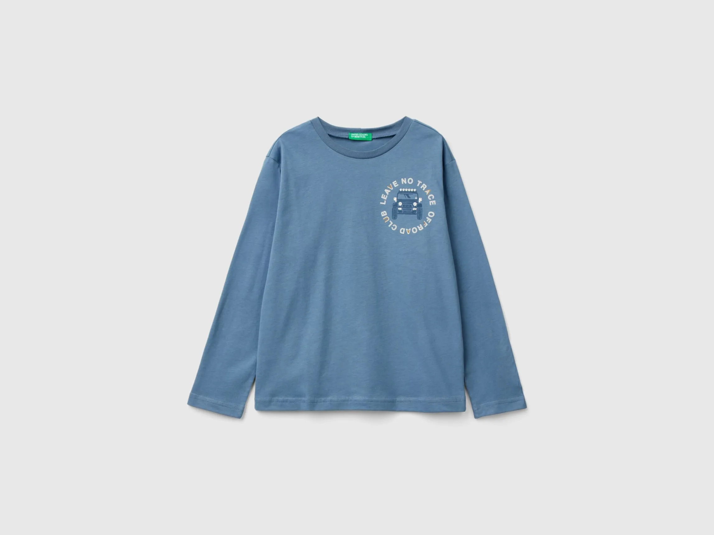 T-shirt with print in warm organic cotton