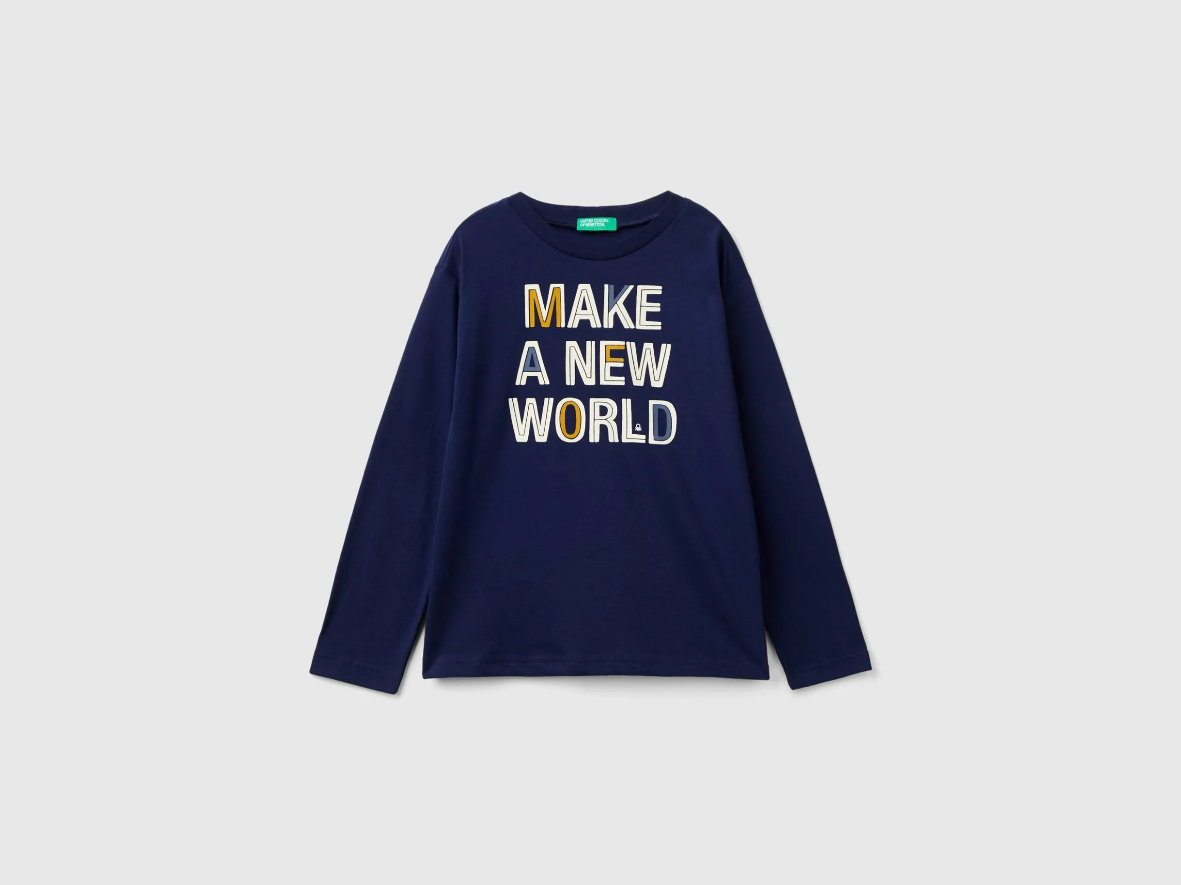 T-shirt with print in warm organic cotton