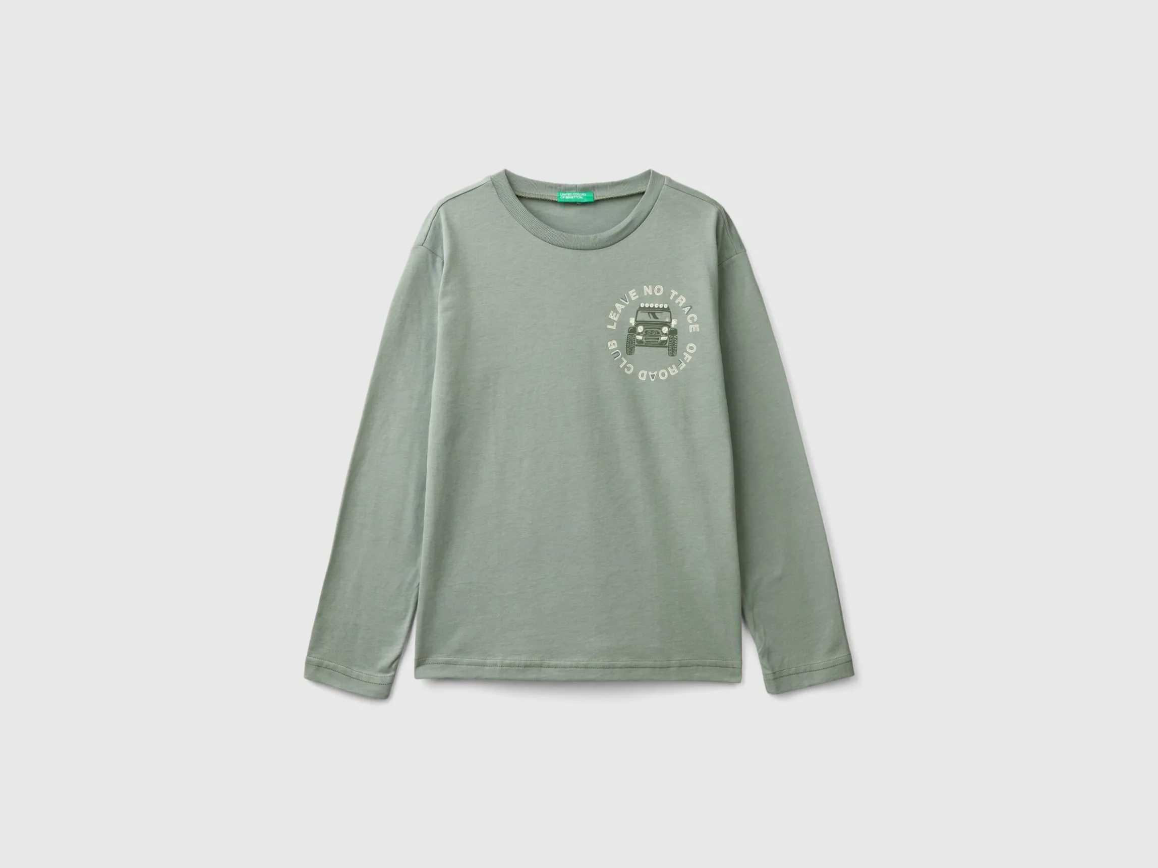 T-shirt with print in warm organic cotton