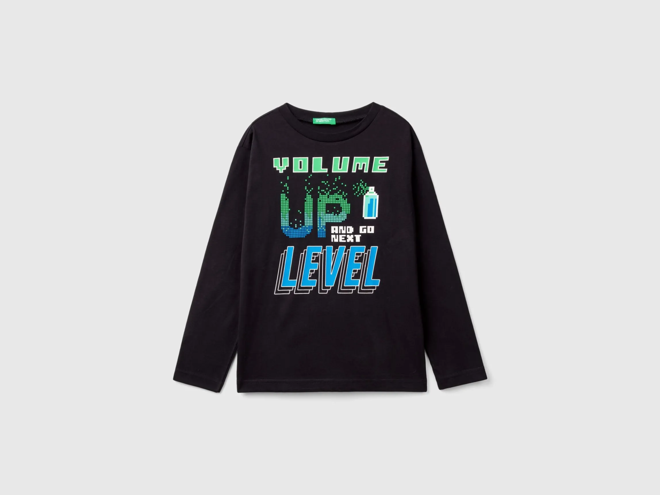 T-shirt with print in warm organic cotton