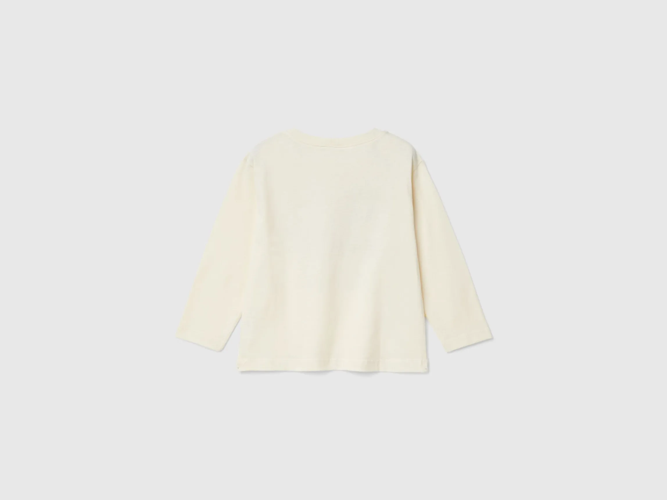 T-shirt with print in warm organic cotton
