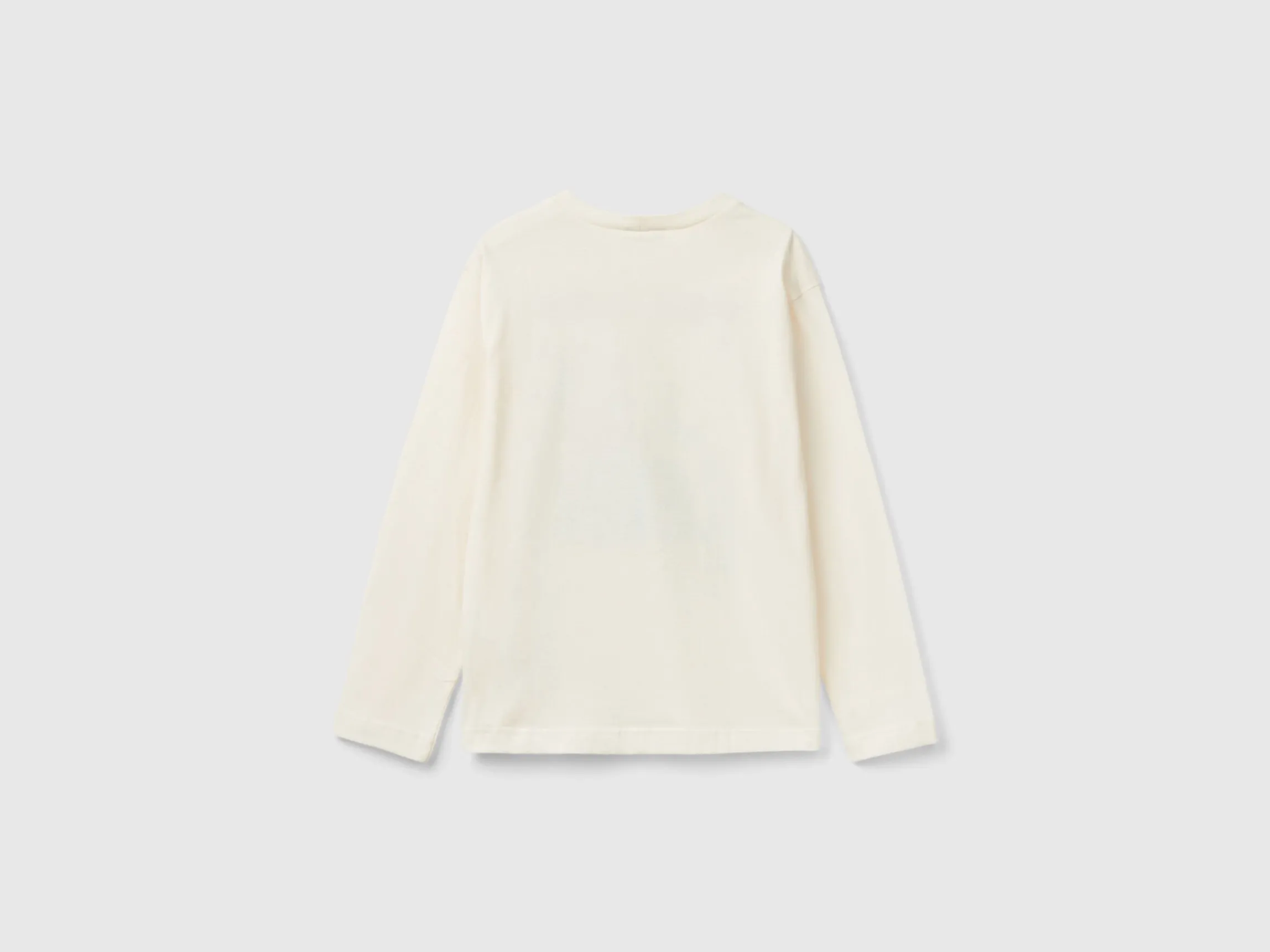 T-shirt with print in warm organic cotton