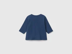T-shirt with print in warm organic cotton