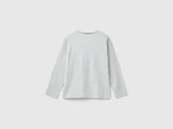 T-shirt with print in warm organic cotton