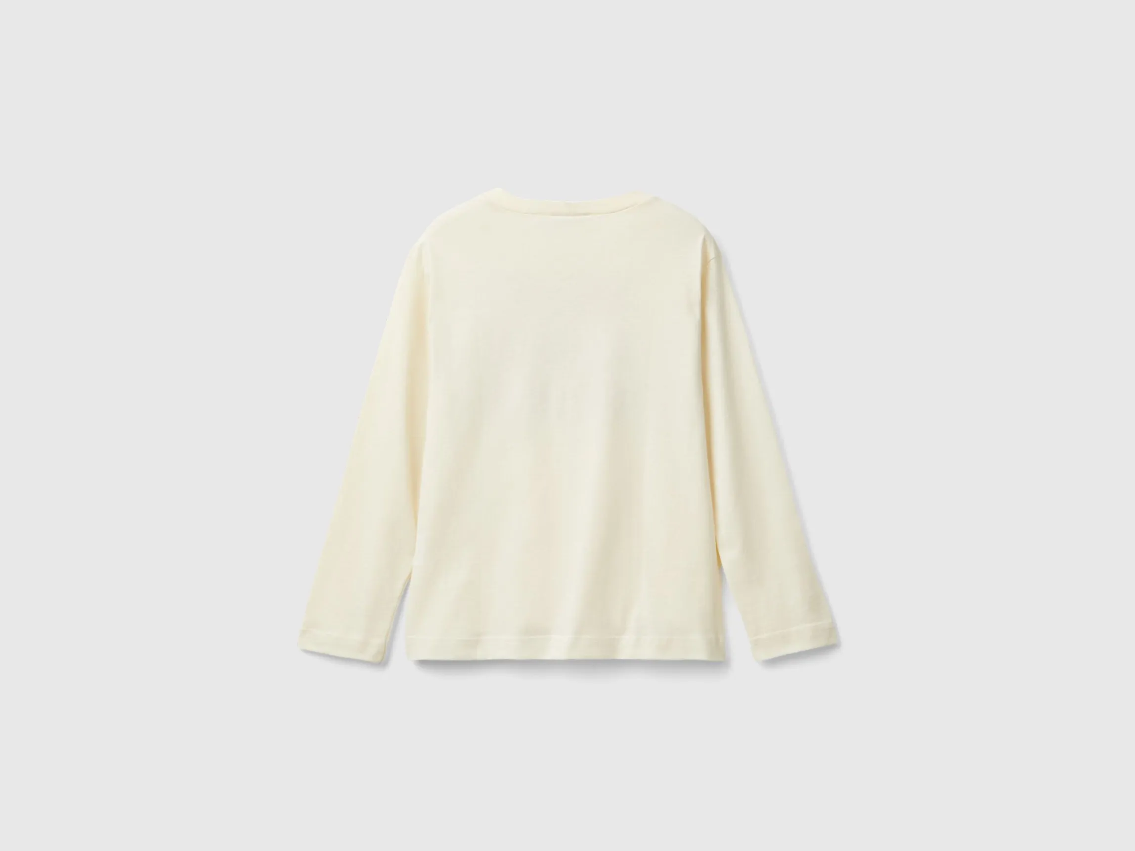 T-shirt with print in warm organic cotton