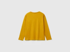 T-shirt with print in warm organic cotton