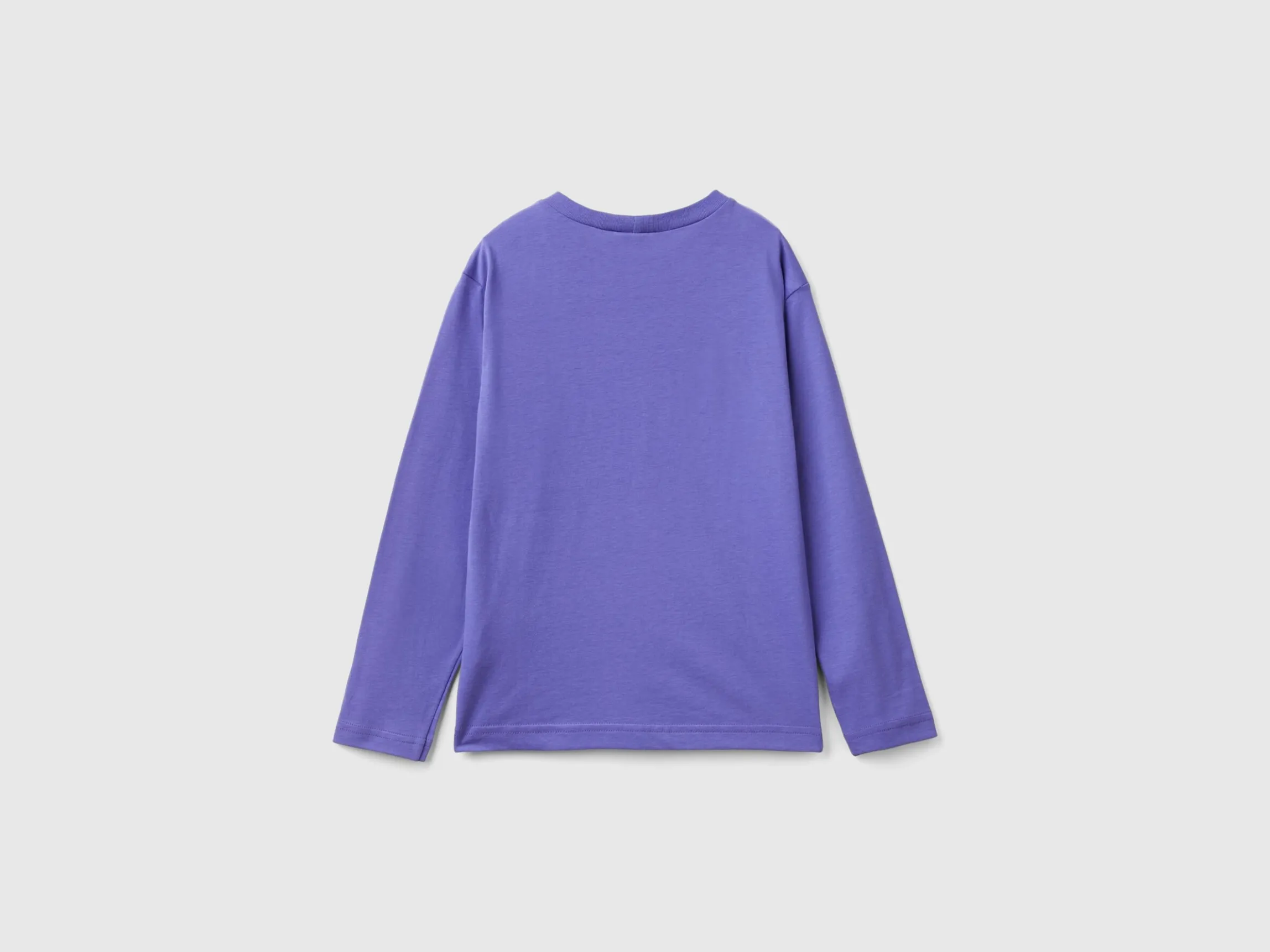 T-shirt with print in warm organic cotton
