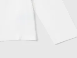 T-shirt with rhinestone logo