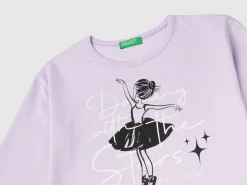 T-shirt with slogan print