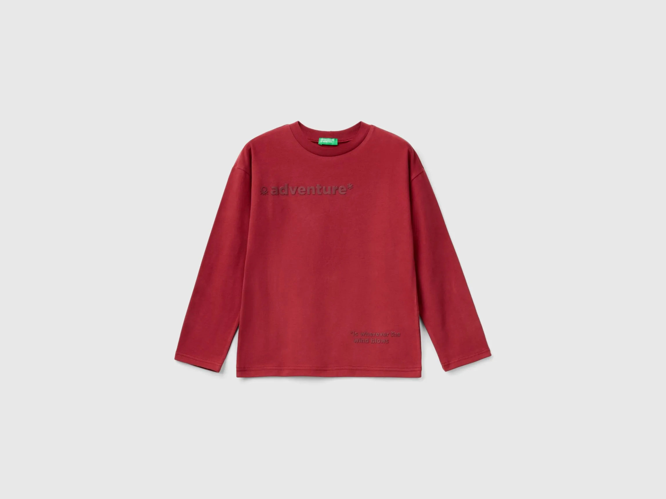 T-shirt with thick print