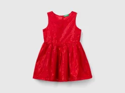 Tulle dress with sequins