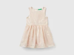 Tulle dress with sequins