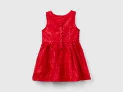 Tulle dress with sequins