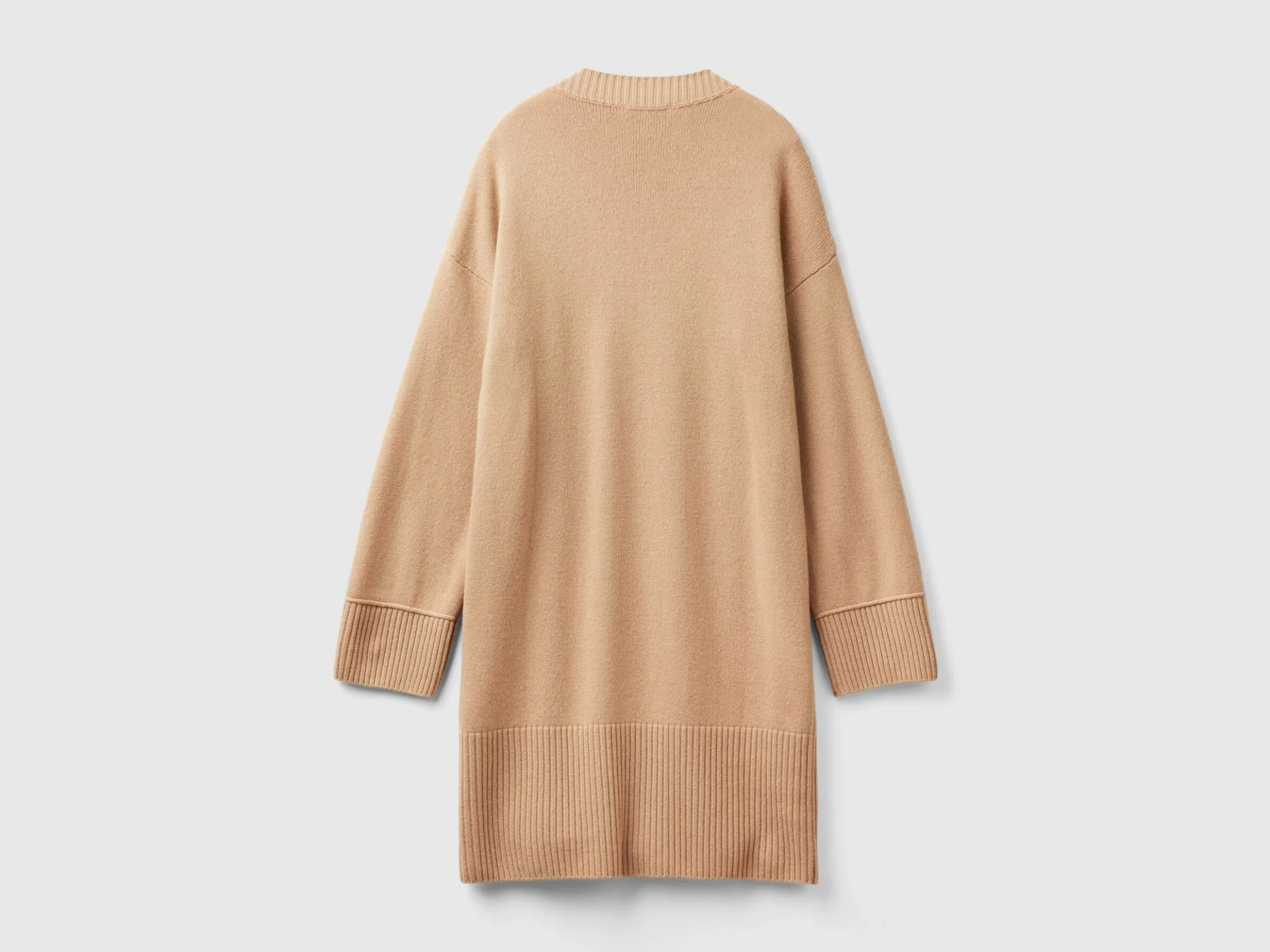 Turtleneck dress in wool blend