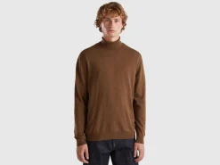 Turtleneck in lightweight cotton blend