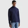 Turtleneck in lightweight cotton blend