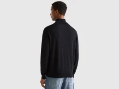 Turtleneck in lightweight cotton blend