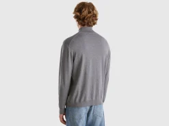 Turtleneck in lightweight cotton blend