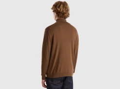 Turtleneck in lightweight cotton blend