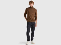 Turtleneck in lightweight cotton blend