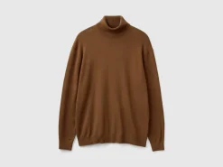 Turtleneck in lightweight cotton blend