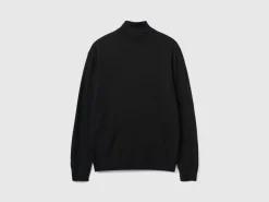Turtleneck in lightweight cotton blend