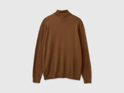 Turtleneck in lightweight cotton blend