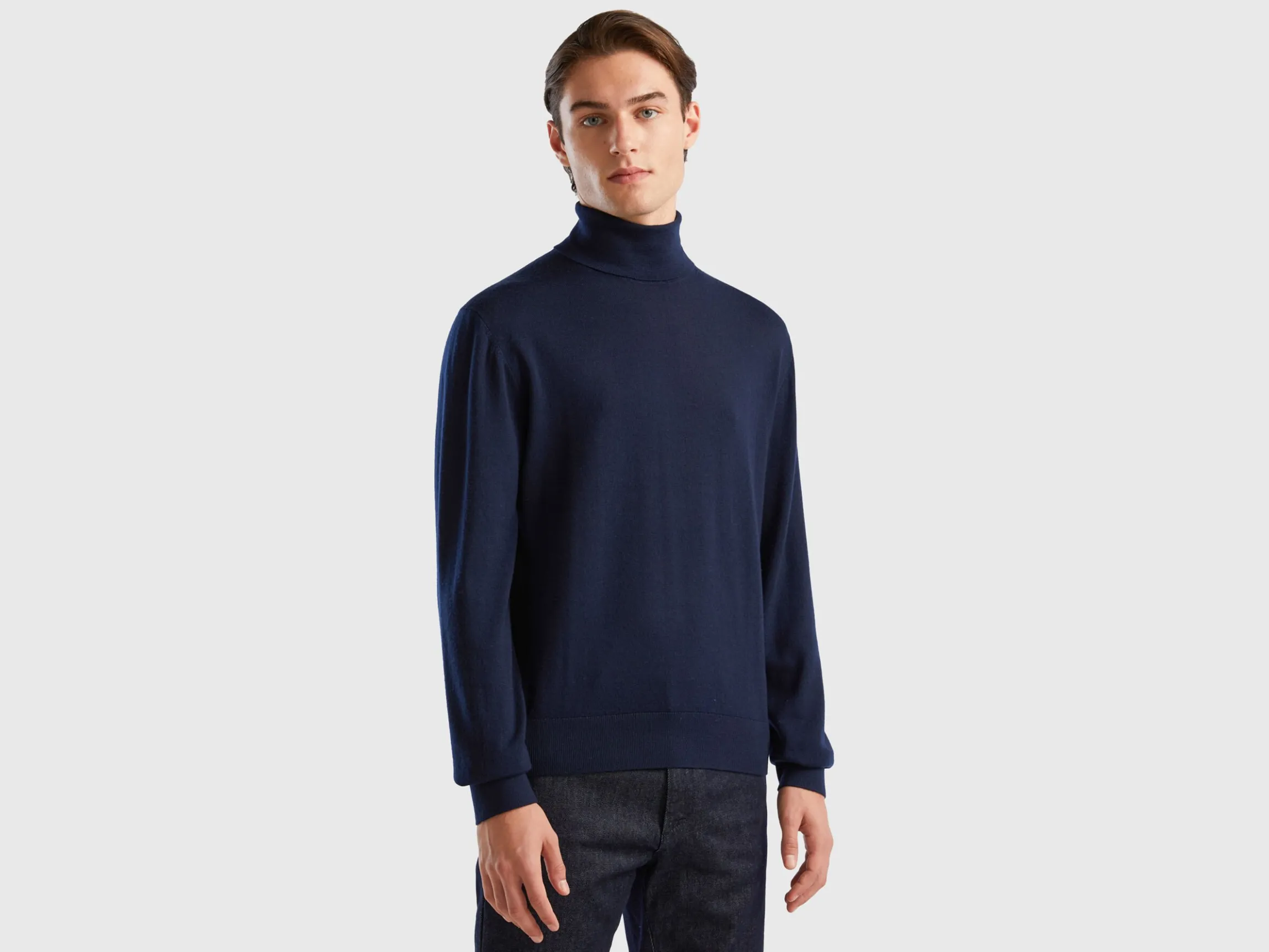 Turtleneck in pure Merino wool