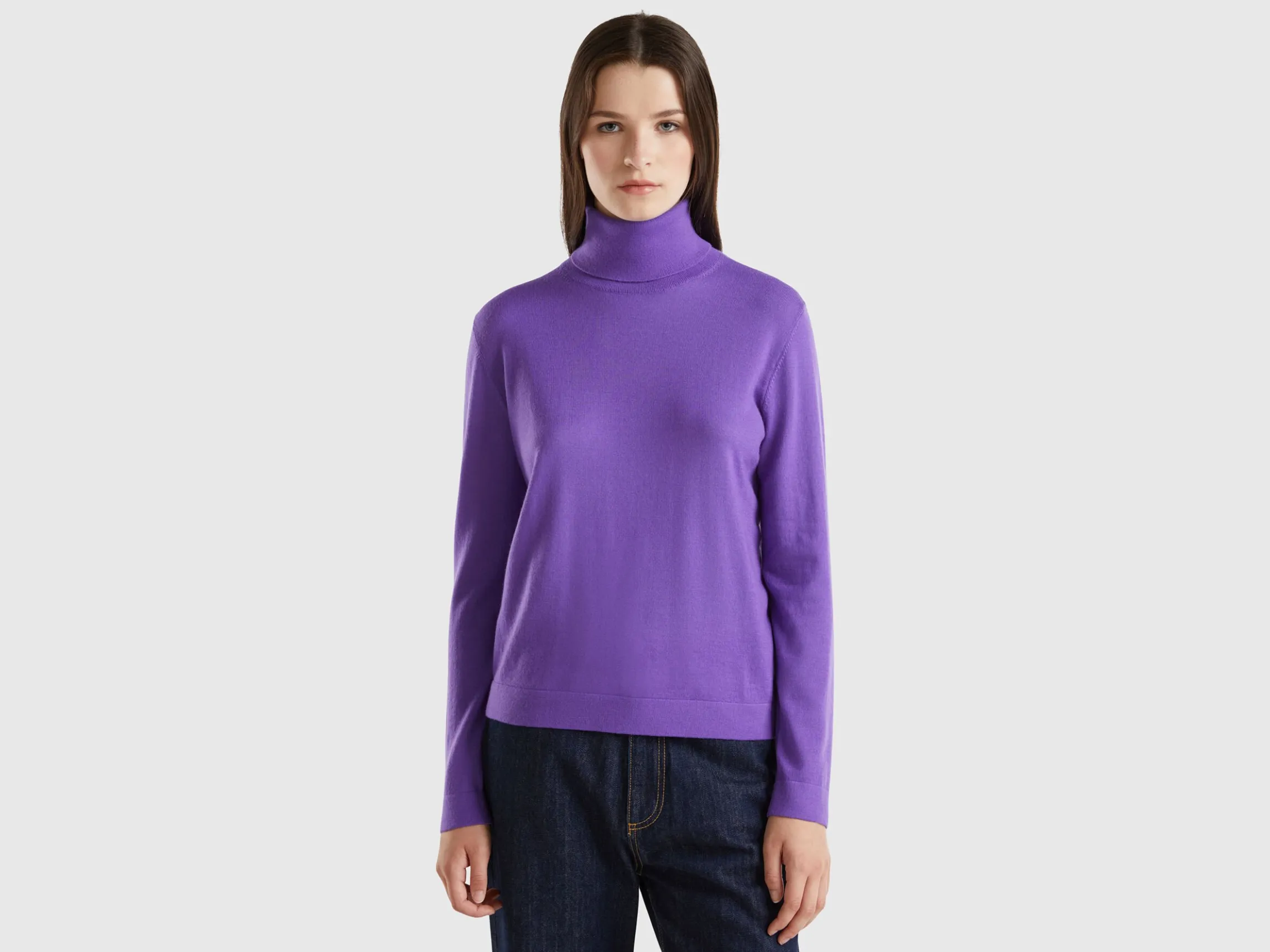Turtleneck in pure Merino wool