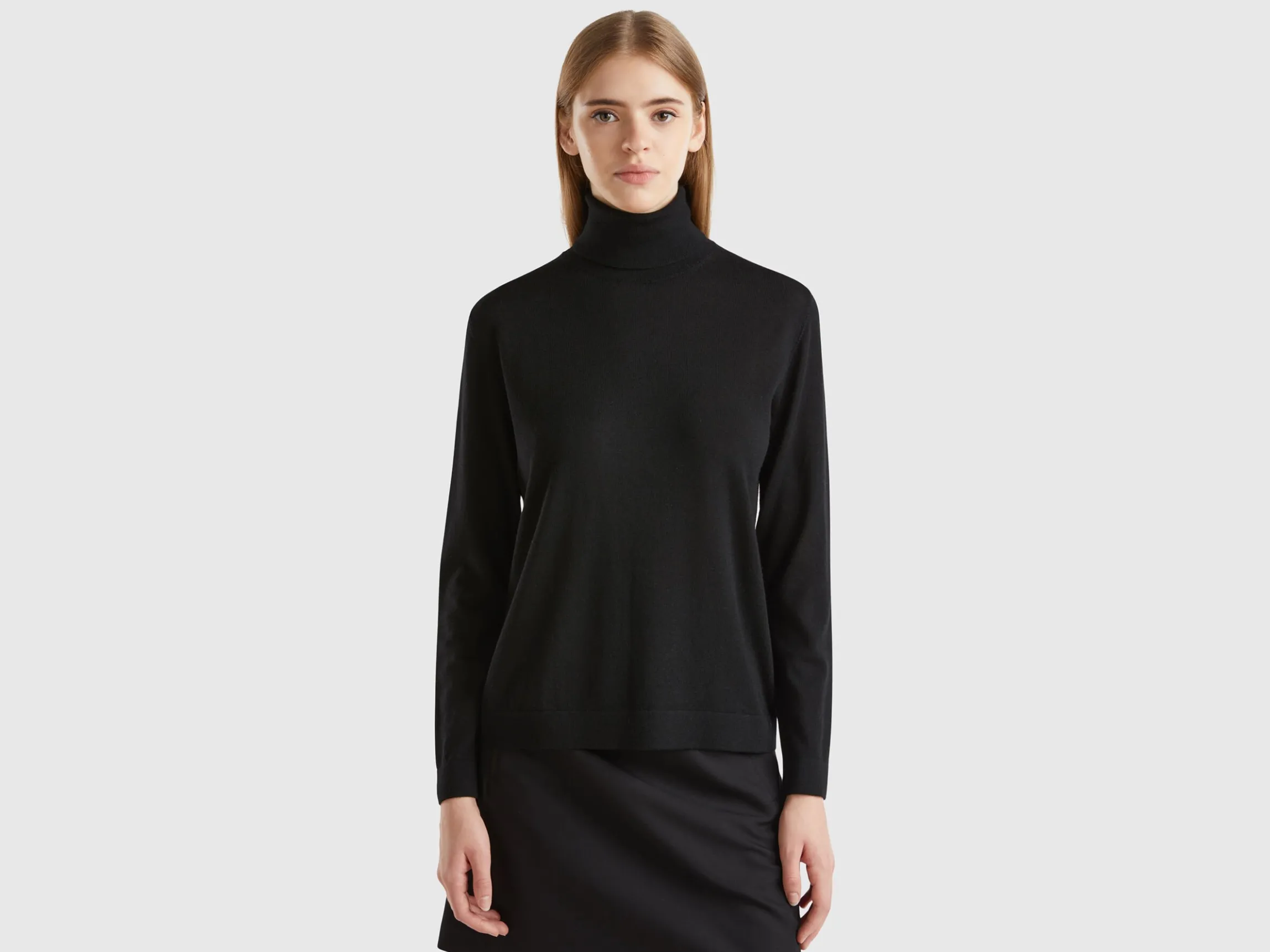 Turtleneck in pure Merino wool